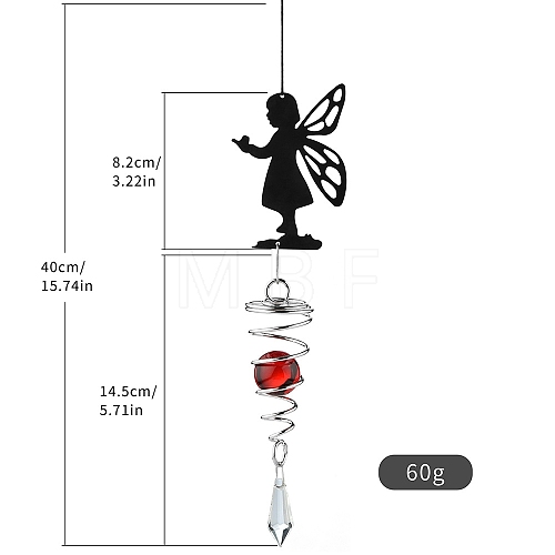 Teardrop Glass Suncatchers PW-WG7541E-03-1