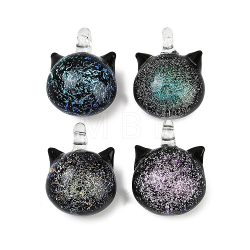 Handmade Lampwork Pendants LAMP-Q005-05A-1