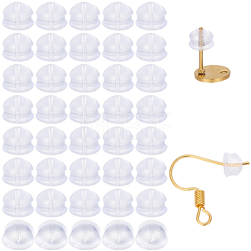 SOFPLATE Clear Silicone Full-covered Ear Nuts FIND-SP0001-18A-1