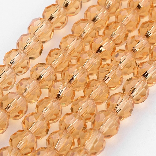 Transparent Glass Bead Strands GLAA-G013-4mm-92-1