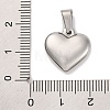 304 Stainless Steel Pendants STAS-P278-01M-P-1-3