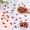 GOMAKERER 200Pcs 2 Styles Wood Buttons FIND-GO0001-91-4