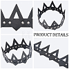 PU Imitation Leather Crown Headbands AJEW-WH20019-119-6