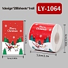 200Pcs Christmas Theme Paper Self-Adhesive Stickers DIY-M070-02T-1