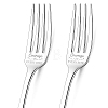 Globleland 1 Set 2Pcs 304 Stainless Steel Fork AJEW-GL0001-19-050-1