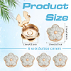 6Pcs Zinc Alloy Cufflinks BUTT-ME0001-50B-02-2