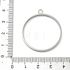304 Stainless Steel Open Back Bezel Pendants STAS-B126-06G-P-3