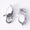 Tarnish Resistant 304 Stainless Steel Lobster Claw Clasps STAS-P190-06-3