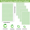 4 Sheets 4 Styles Acrylic Imitation Pearl Stickers Paper Sheets for Craft DIY-SP0002-64C-2