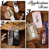 4Pcs 4 Styles Brass Flower Bookmarks AJEW-SP0002-28B-3