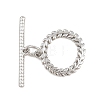 Brass Toggle Clasps KK-G548-34A-P-1