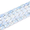 Anti-Tarnish Electroplate Glass Beads Strands GLAA-T025-29A-1