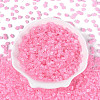 Transparent Inside Colours Glass Seed Beads SEED-T007-11H-1