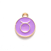 Alloy Enamel Pendants ENAM-S124-01B-01C-2