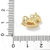 Brass Micro Pave Cubic Zirconia Pendants KK-I476-26G-02-3