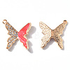 Alloy Enamel Pendants X-ENAM-R058-03C-2