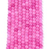Ombre Effect Dyed Crackle Glass Beads Strands GLAA-Q106-01A-B20-2