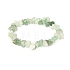 Natural Green Aventurine Chips Beaded Stretch Bracelet for Women LS-PW-WG72437-03-1