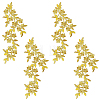 4Pcs Polyester Computerized Embroidery Cloth Iron on/Sew on Patches PATC-CY0001-80B-1