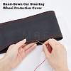 Microfiber Leather & Nylon DIY Hand Sewing Steering Wheel Cover FIND-FH0006-64B-4