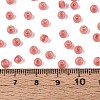 6/0 Transparent Inside Colours Glass Seed Beads SEED-N008-08K-4