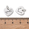 304 Stainless Steel Charms SA-CBAE491-01P-3