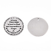 Non-Tarnish 201 Stainless Steel Pendants STAS-T064-38P-2-1
