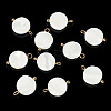 10Pcs Natural Shell Disc Pendants STAS-TA0006-28-4
