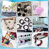100Pcs Polymer Clay Pave Rhinestone Beads RB-PH0001-38A-6