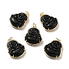 Natural Dyed Jade Pendants KK-C242-06G-2