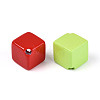 Opaque Acrylic Beads SACR-T018-16M-2