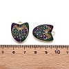 Carnival/Mardi Gras Theme Alloy Enamel & Glitter Powder Pendants ENAM-T020-53E-RS-3