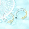304 Stainless Steel Stud Earrings for Women SA-CBA45D5-34GP-2