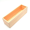 Wooden Soap Mold Box WOOD-WH0112-70-1