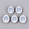 Handmade Porcelain Beads X-PORC-Q005-12E-1