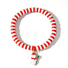 Christmas 304 Stainless Steel Enamel Charm Bracelets LS-ZQ4442-3-1