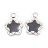 304 Stainless Steel Enamel Pendants STAS-P293-03P-A-2