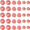 100Pcs 3 Styles Synthetic Coral Dyed Carved Beads SHEL-SC0002-10-7