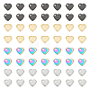 Unicraftale 80Pcs 4 Style 201 & 304 Stainless Steel Charms STAS-UN0053-28-1