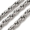304 Stainless Steel Rope Chains CHS-K024-16P-1