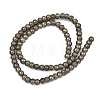 Natural Gold Pyrite/Golden Pyrite Beads Strands G-L647-D07-4x6mm-01-3