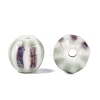 Vintage Porcelain Corrugated Beads PORC-N013-11G-2