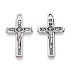 Tibetan Style Alloy Pendants TIBEP-T054-11AS-1
