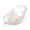 Natural Keshi Pearl Pendants PALLOY-JF04900-02-5