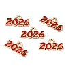 Alloy Enamel Pendants ENAM-D319-01KCG-07-1