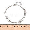Brass Box Chain Multi-strand Bracelets for Women LS-BJEW-C140-27P-3