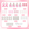 DIY Breast Cancer Awareness Bracelet Making Kit DIY-SC0021-74-2