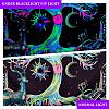 Polyester Glow in The Dark Wall Tapestry AJEW-WH0042-47A-4