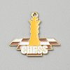 Alloy Enamel Pendants ENAM-WH20012-02G-15-1