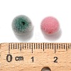 Flocky Opaque Acrylic Beads OACR-I026-01A-3